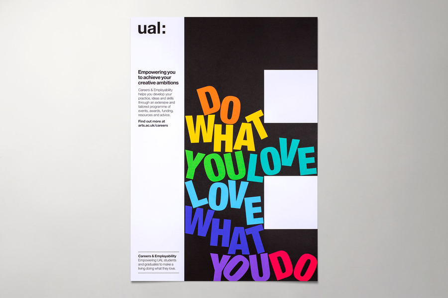 UAL careers A2 poster